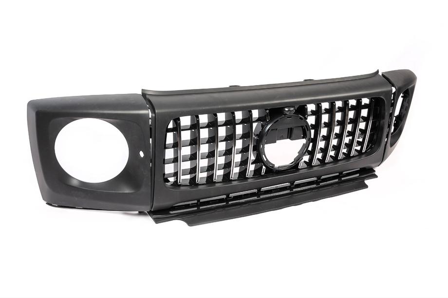 Mercedes G class W463 2018-2024 Griglia e Coperture Fari G63 Foto 3