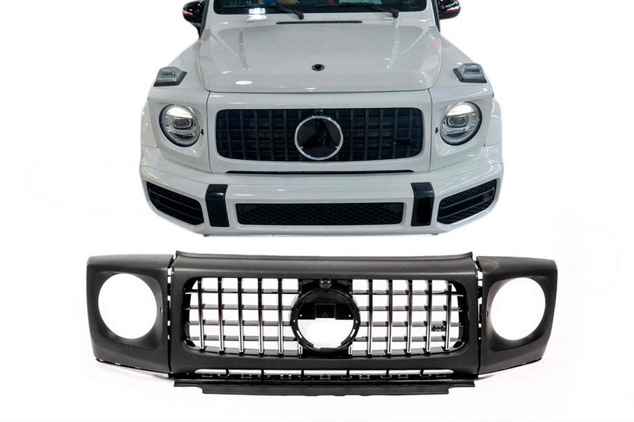 Mercedes G class W463 2018-2024 Griglia e Coperture Fari G63 Foto 1