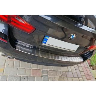 Protezione Paraurti Posteriore Carmos (SW, Acciaio Inox) BMW 5 Series F10/F11 2010–2016 foto 1