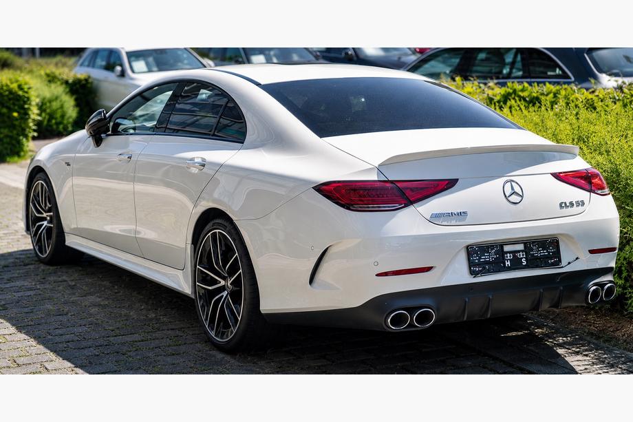 Mercedes CLS C257 2018- Diffusore posteriore con terminali di scarico (Design GT53) Image