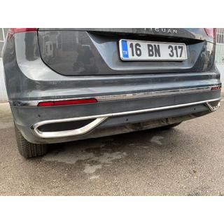 Cover imitazione terminali di scarico 2020+ (3 pz, acciaio inox) foto 4