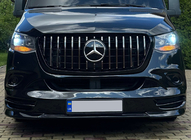 Mercedes Sprinter W907/W910 2018- Griglia Anteriore Panamericana GT Cromo Premium V1 Senza Cornice foto 8