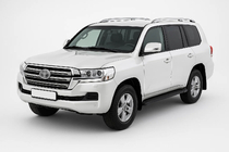 Toyota Land Cruiser 200 2007-2021 Barre Tetto Design Originale Grey (2 pz) foto 1