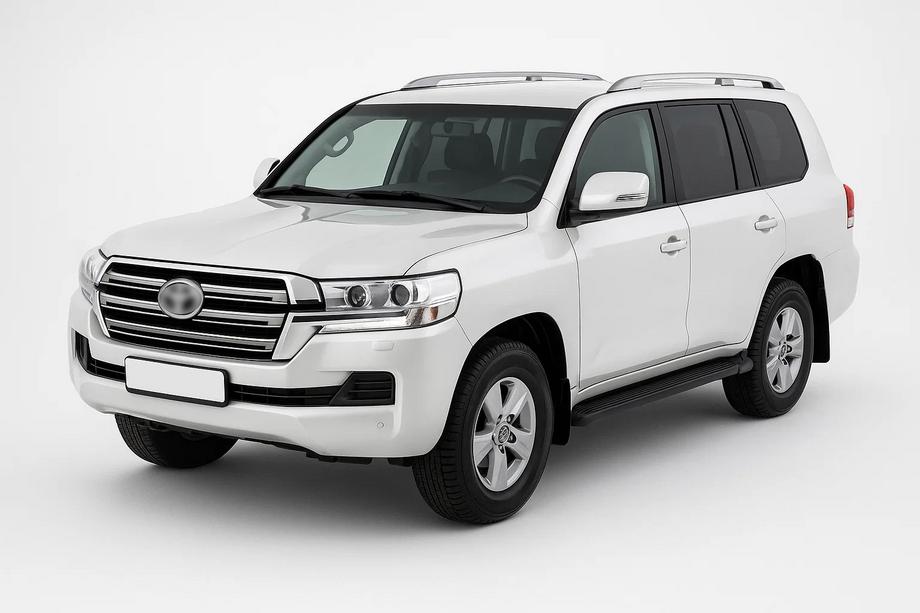 Toyota Land Cruiser 200 2007-2021 Barre Tetto Design Originale Grey (2 pz) Image