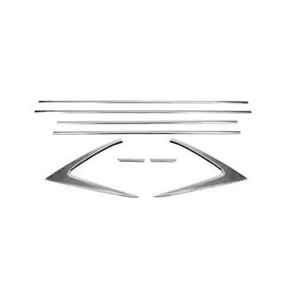Modanature inferiori finestrini (8 pz, Acciaio inox) foto 2