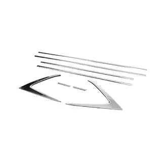 Modanature inferiori finestrini (8 pz, Acciaio inox) foto 3