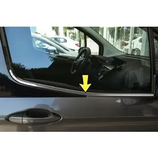 Cornici Finestrini (2 pz, Acciaio Inox) foto 1