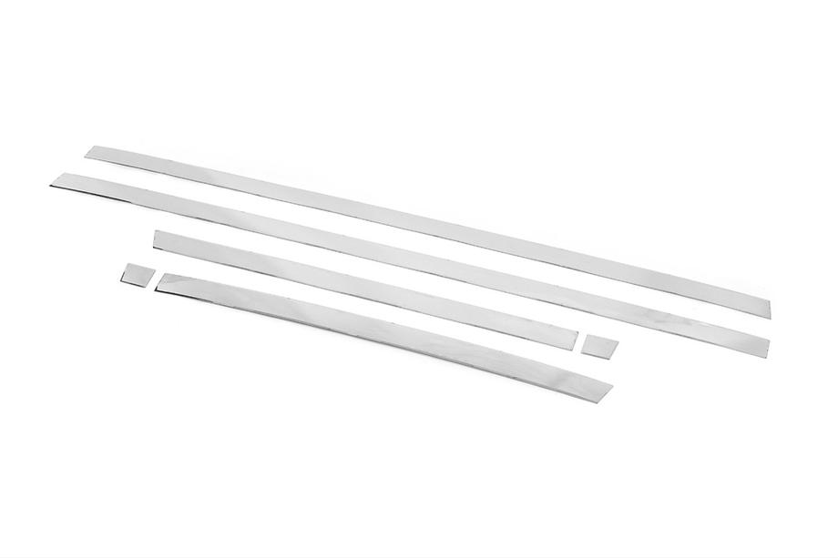 Nissan Qashqai 2007-2010 Modanature porta Carmos (4 pz, acciaio inox) Foto 2