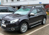 Nissan Qashqai 2010-2014 Modanature porta Carmos (4 pz, acciaio inox) foto 3