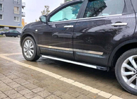 Nissan Qashqai 2010-2014 Modanature porta Carmos (4 pz, acciaio inox) foto 4