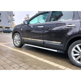 Modanature porta Carmos (4 pz, acciaio inox) Nissan Qashqai 2010-2014 foto 4