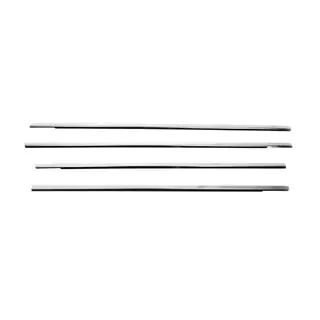 Cornici Esterne Finestrini Acciaio Inox (4 pz) Ford Focus I 1998-2005 foto 3