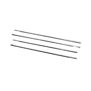 Cornici Esterne Finestrini Acciaio Inox (4 pz) foto 2