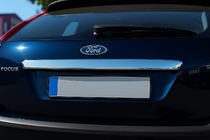 Ford Focus II 2005-2008 Modanatura cofano posteriore (HB, acciaio inox) Carmos - Acciaio Inox Turco foto 1