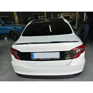 Spoiler Lip (Sunplex, Nero) (119,1cm *5,5cm) Fiat Tipo 2016- foto 2