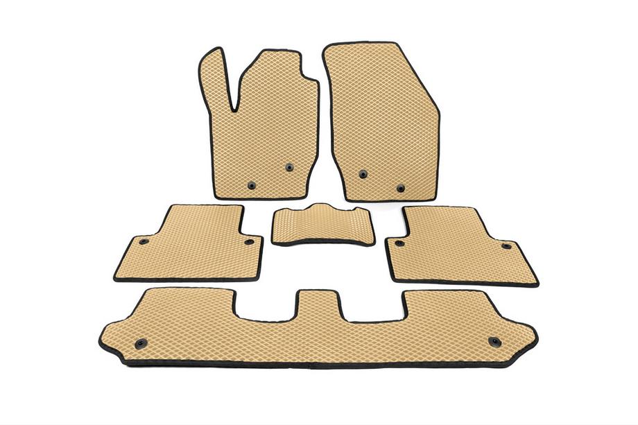 Volvo XC90 2002-2014 Tappetini EVA Poliuretano Beige Image