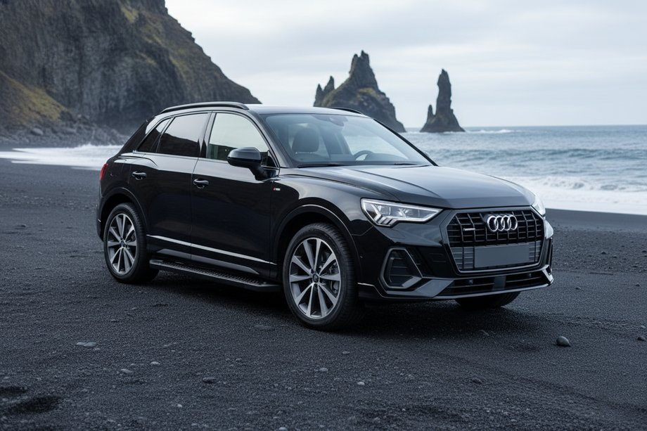 Audi Q3 2019–2025 Pedane Laterali Allmond Black (2 pz, Alluminio) Image