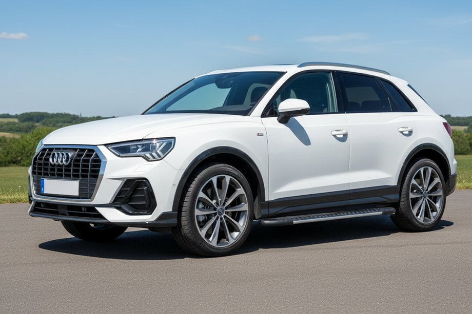 Audi Q3 2019–2025 Pedane Laterali Bosphore Grey (2 pz, Alluminio) Image