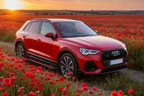 Audi Q3 2019–2025 Pedane Laterali Maya Red (2 pz, Alluminio) foto 1