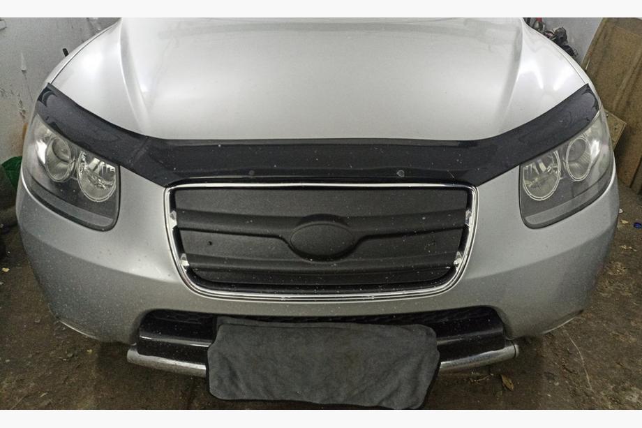 Hyundai Santa Fe 2 2006-2012 Griglia invernale 2005-2010 (superiore) Opaco Image