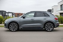 Audi Q3 2019–2025 Pedane Laterali Tayga Black (2 pz, Alluminio) foto 1