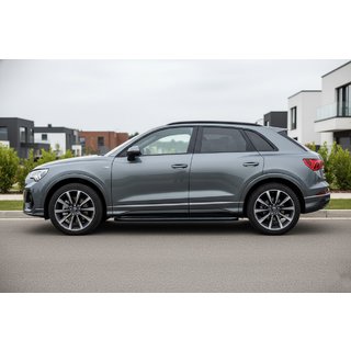 Pedane Laterali Tayga Black (2 pz, Alluminio) Audi Q3 2019–2025 foto 1