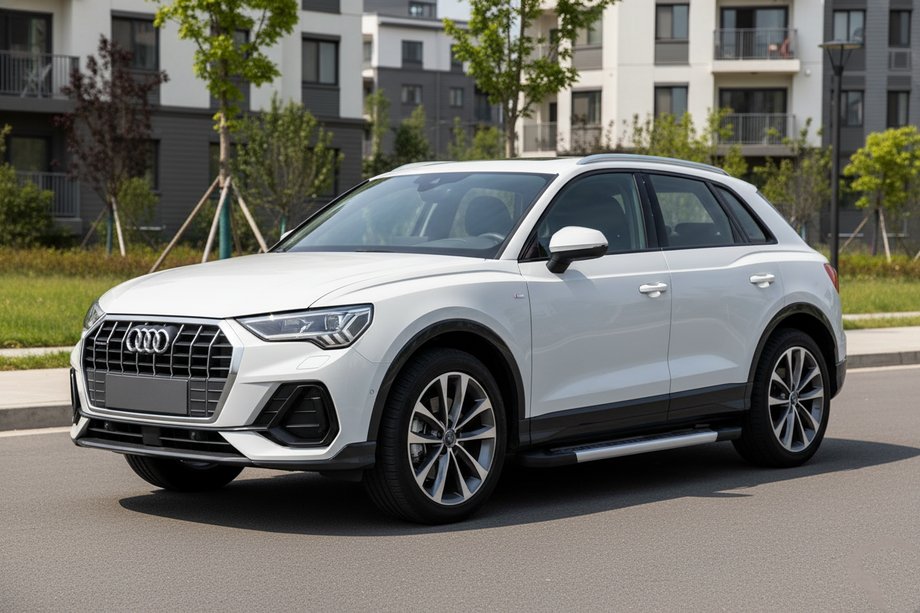 Audi Q3 2019–2025 Pedane Laterali Vision New Grey (2 pz, Alluminio) Foto 1