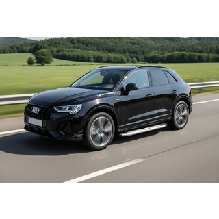 Pedane Laterali Mevsim Grey (2 pz, Alluminio) Audi Q3 2019–2025 foto 1