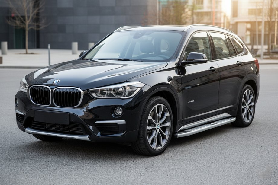 BMW X1 F48 2015-2022 Pedane Laterali Mevsim Grey (2 pz, Alluminio) Foto 1
