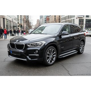Pedane Laterali Duru (2 pz, Alluminio) BMW X1 F48 2015-2022 foto 1