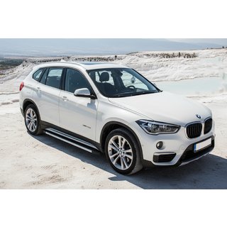 Pedane Laterali Maya V1 (2 pz, Alluminio) BMW X1 F48 2015-2022 foto 1