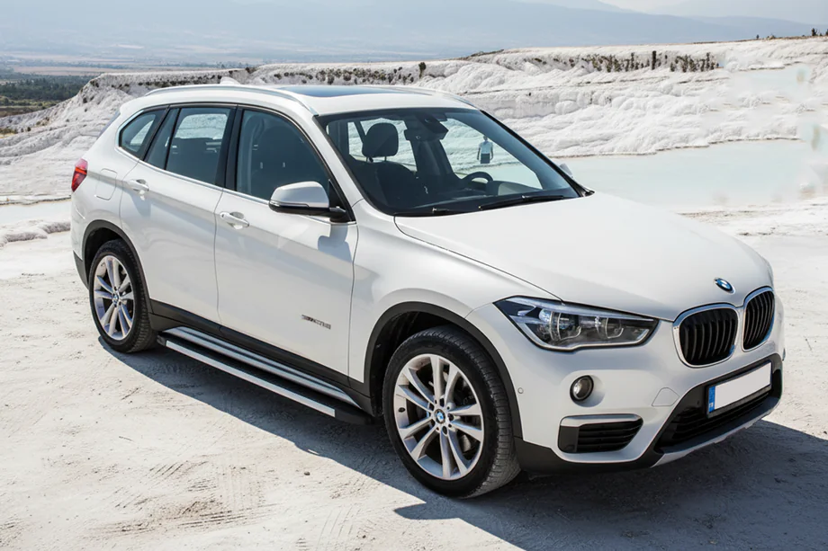 BMW X1 F48 2015-2022 Pedane Laterali Maya V1 (2 pz, Alluminio) Image