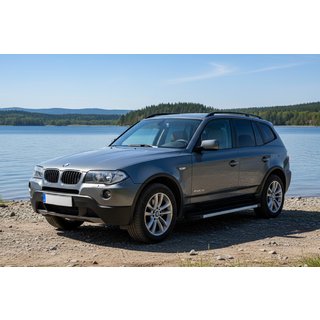 Pedane Laterali Maya V1 (2 pz, Alluminio) BMW X3 E83 2003-2010 foto 1