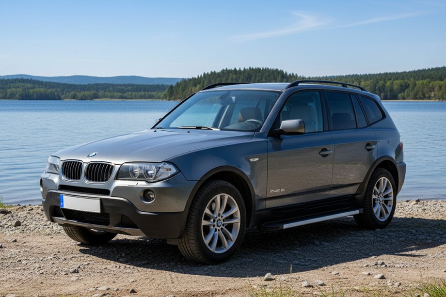 BMW X3 E83 2003-2010 Pedane Laterali Maya V1 (2 pz, Alluminio) Image