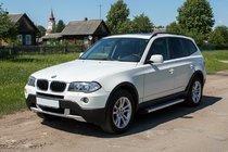 BMW X3 E83 2003-2010 Pedane Laterali Maya V2 (2 pz, Alluminio) foto 1