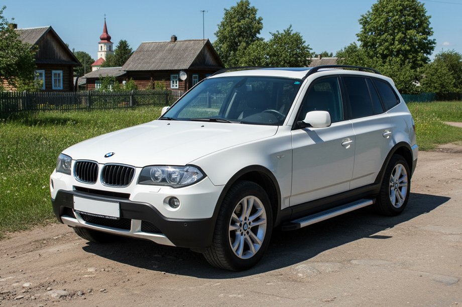 BMW X3 E83 2003-2010 Pedane Laterali Maya V2 (2 pz, Alluminio) Image