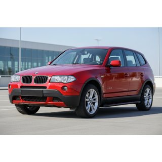 Pedane Laterali Maya Red (2 pz, Alluminio) BMW X3 E83 2003-2010 foto 1