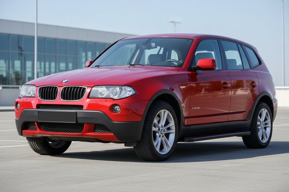 BMW X3 E83 2003-2010 Pedane Laterali Maya Red (2 pz, Alluminio) Image