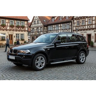 Pedane Laterali Mevsim Grey (2 pz, Alluminio) BMW X3 E83 2003-2010 foto 1