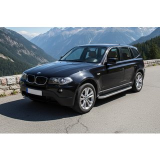 Pedane Laterali Tayga Grey (2 pz, Alluminio) BMW X3 E83 2003-2010 foto 1