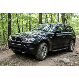 Pedane Laterali Tayga Black (2 pz, Alluminio) BMW X3 E83 2003-2010 foto 1