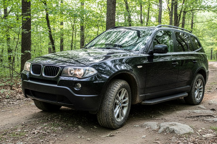BMW X3 E83 2003-2010 Pedane Laterali Tayga Black (2 pz, Alluminio) Foto 1