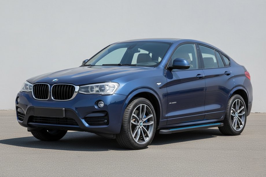 BMW X4 F26 2014-2018 Pedane Laterali Maya Blue (2 pz, Alluminio) Foto 1