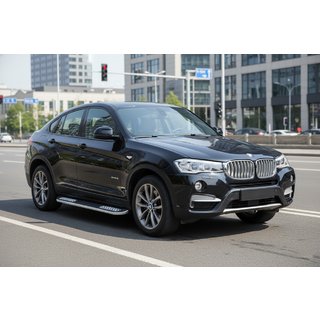 Pedane Laterali Tayga V2 (2 pz, Alluminio) BMW X4 F26 2014-2018 foto 1