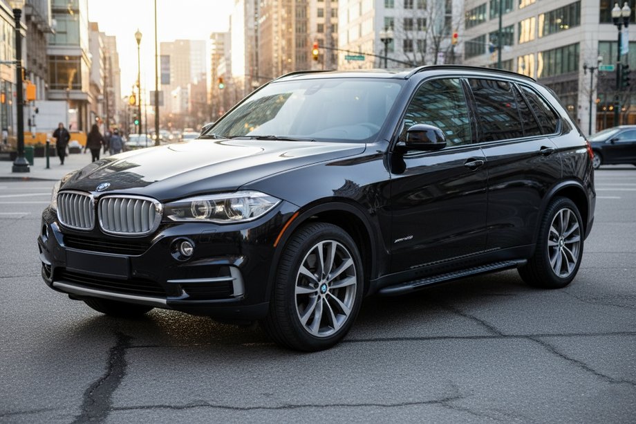 BMW X5 F15 2013-2018 Pedane Laterali Bosphore Black (2 pz, Alluminio) Image