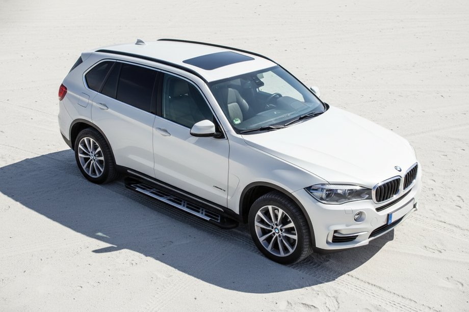 BMW X5 F15 2013-2018 Pedane Laterali Sunrise (2 pz, Alluminio) Foto 1