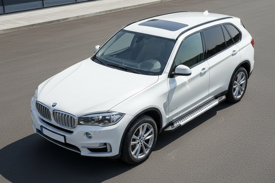 BMW X5 F15 2013-2018 Pedane Laterali Vision New Grey (2 pz, Alluminio) Image