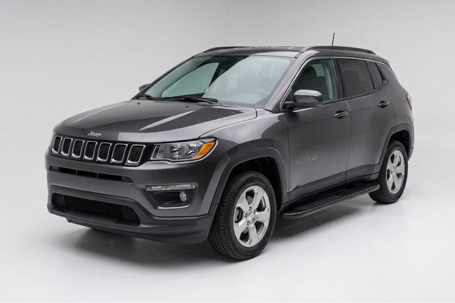 Jeep Compass 2016- Pedane Laterali Bosphore Black (2 pz, Alluminio) Image