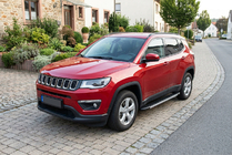 Jeep Compass 2016- Pedane Laterali Duru (2 pz, Alluminio) foto 1