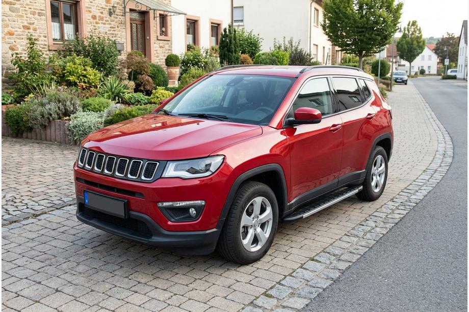 Jeep Compass 2016- Pedane Laterali Duru (2 pz, Alluminio) Image